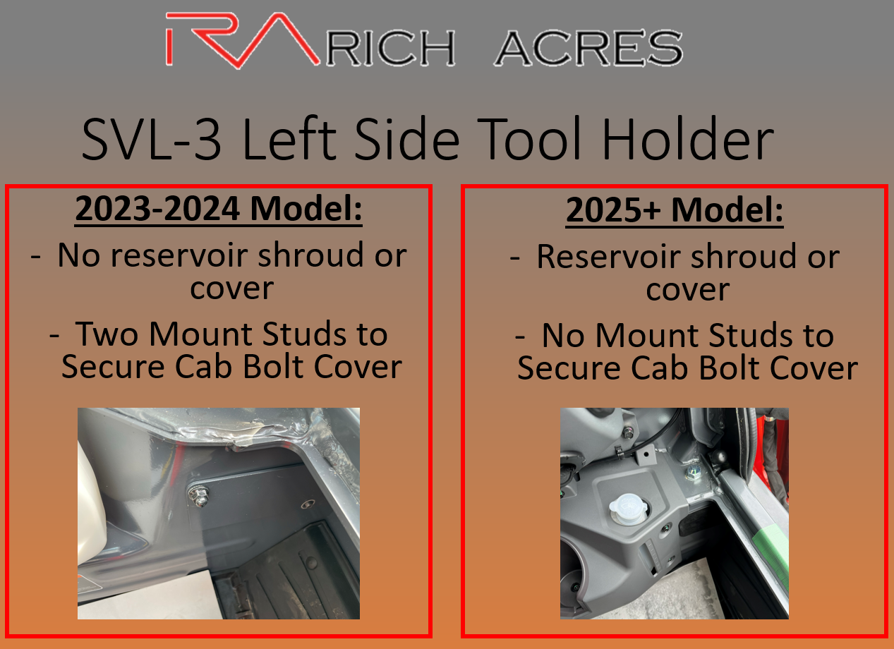 SVL-3 Left Tool Holder (25') — Rich Acres Farm